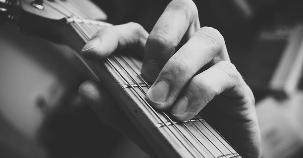 アコースティックギター初心者が実践する練習方法のイメージ