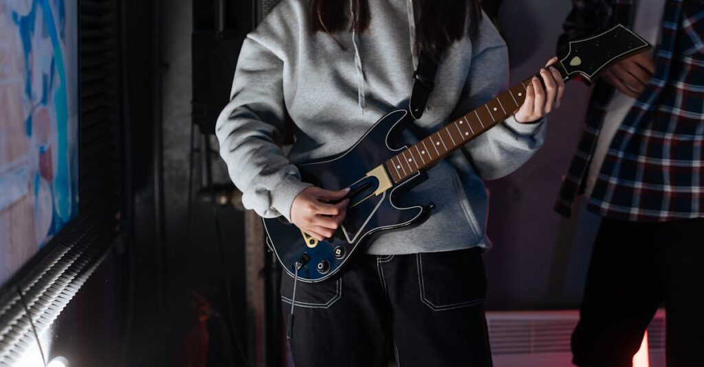 アコースティックギター初心者が実践する練習方法のイメージ