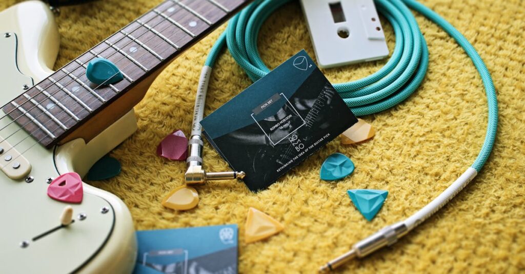 プロに愛されるギターケーブルブランドMOGAMI、CANARE、BELDENなどのロゴと代表製品のイメージ。