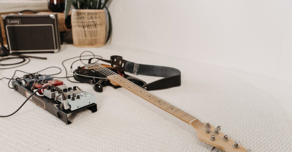 宅録用、ライブ用、初心者向けなど用途別にギターケーブルを分類した図表。選び方の基準が一目でわかる。